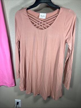 ella mara light pink tops